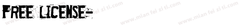 Free License字体转换